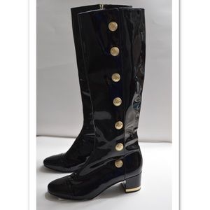 Saks 5th Avenue Vintage Patent Boots Size 7.5
